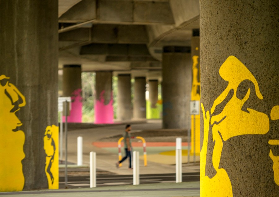 DesignInc - M4 Widening, Under the Viaduct