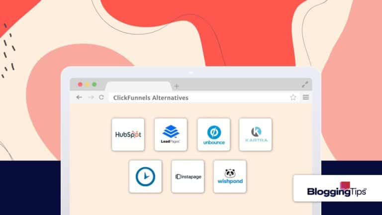 vector graphic showing the most popular clickfunnels alternatives