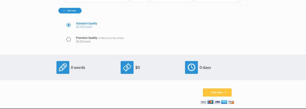 textun pricing table