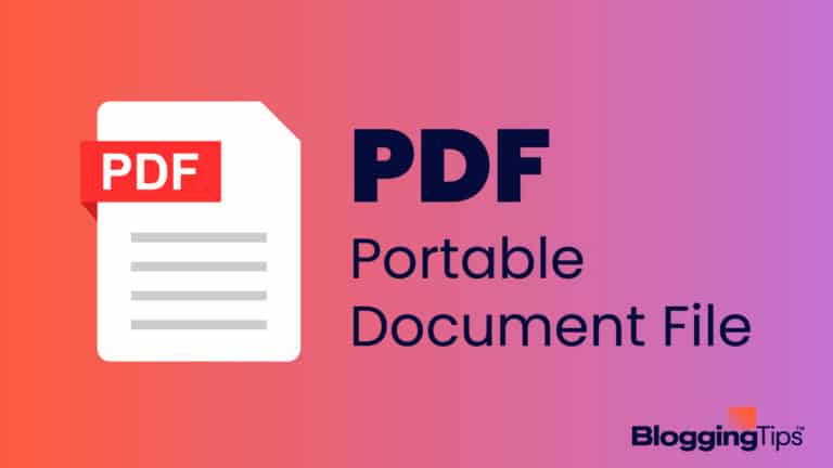 image showing an explanation to the question "what does pdf stand for?"