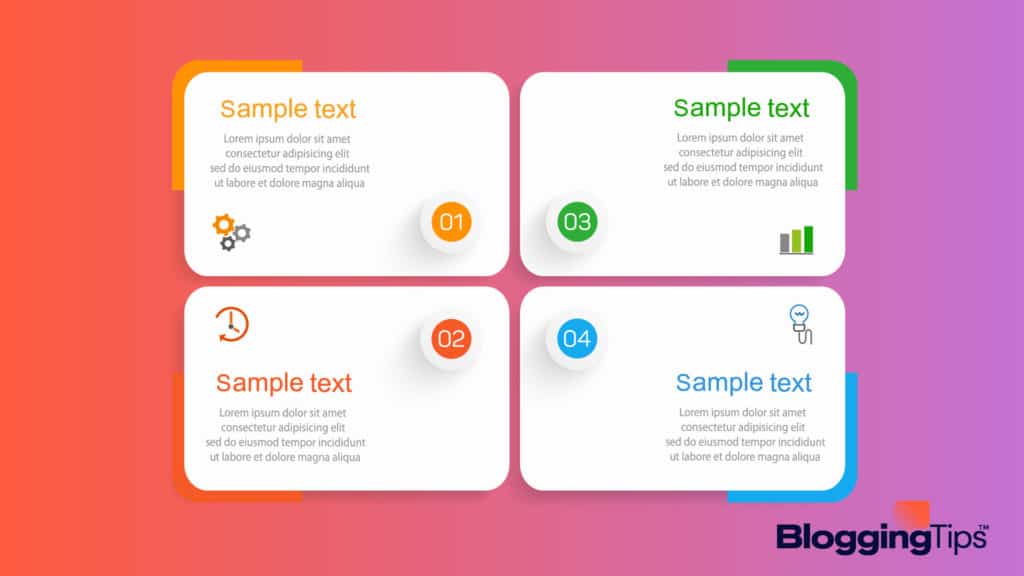 vector graphic showing an explanation to the question "what is an infographic"