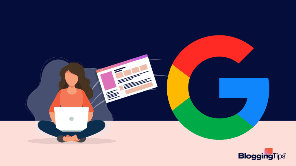 image showing an illustration of how to submit website to google