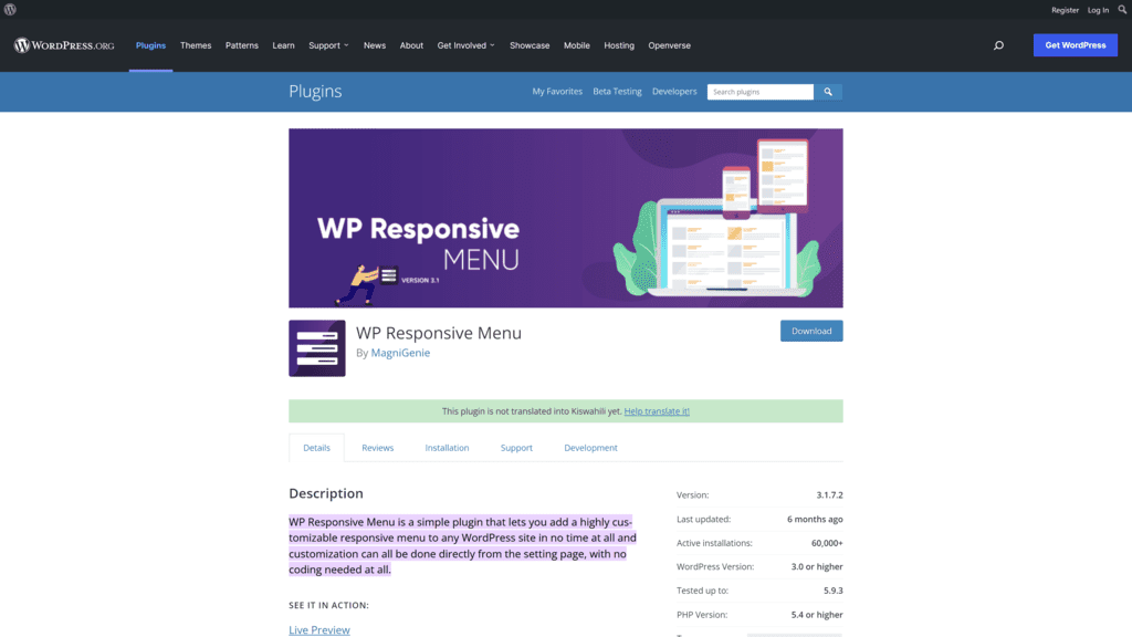 WP Responsive Menu