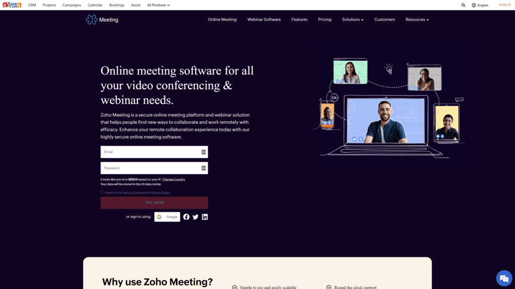 Zoho Meeting